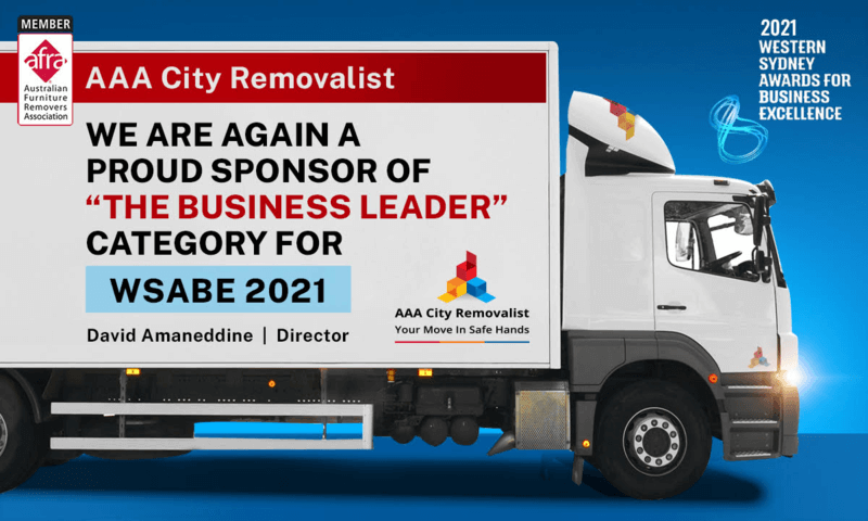 AAA City Removalist Sponsors the â??Business Leaderâ?? WSABE Award 2021