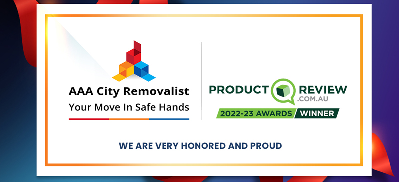 AAA City Removalist: A Proud Winner of the Prestigious 2023 ProductReview.com.au Award for the Second Consecutive Year